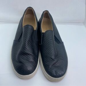 Vionic Midi Snake Black Slip On Shoes